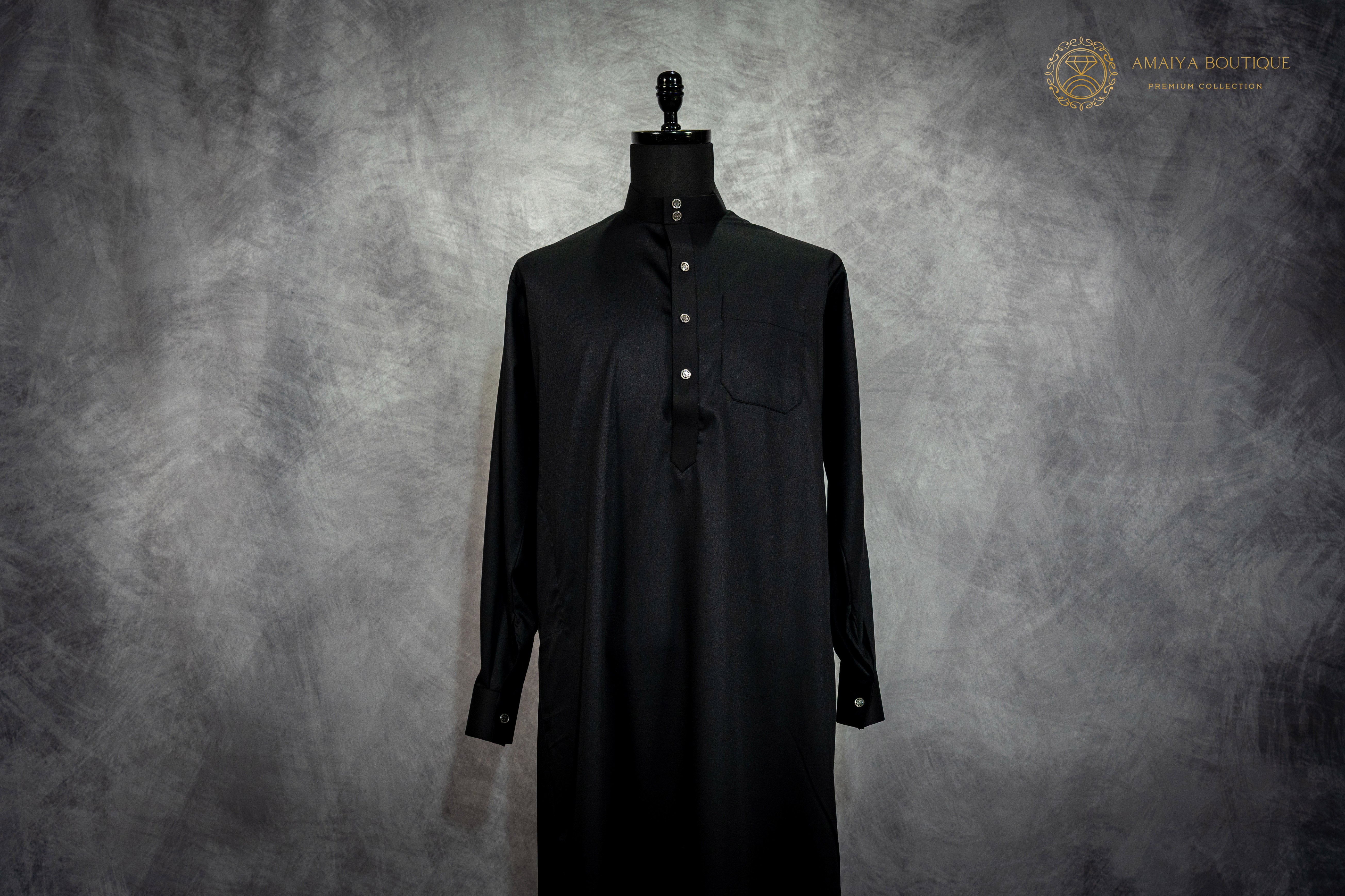 Saudi Kandura - Black