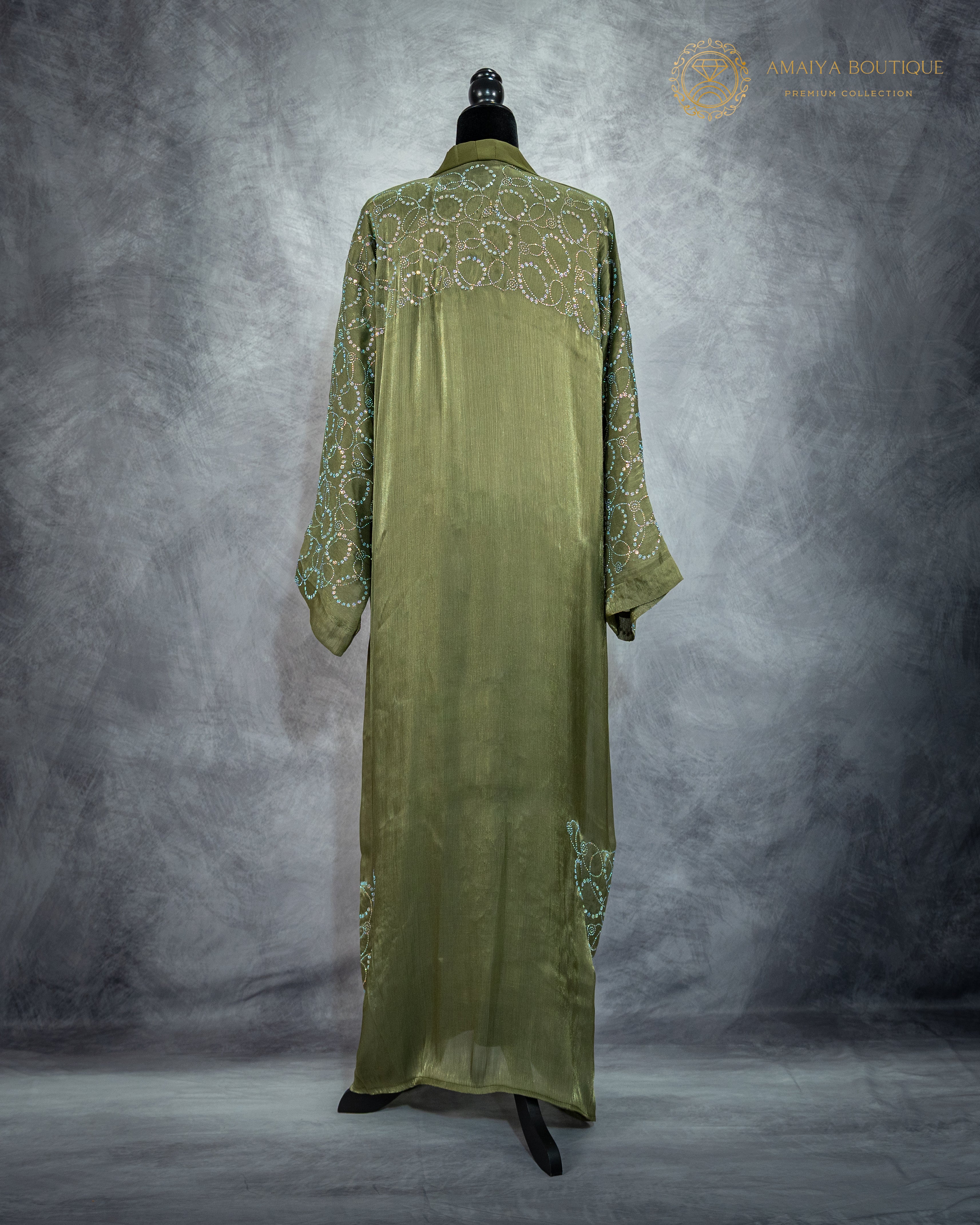 Zaytoun Green Abaya