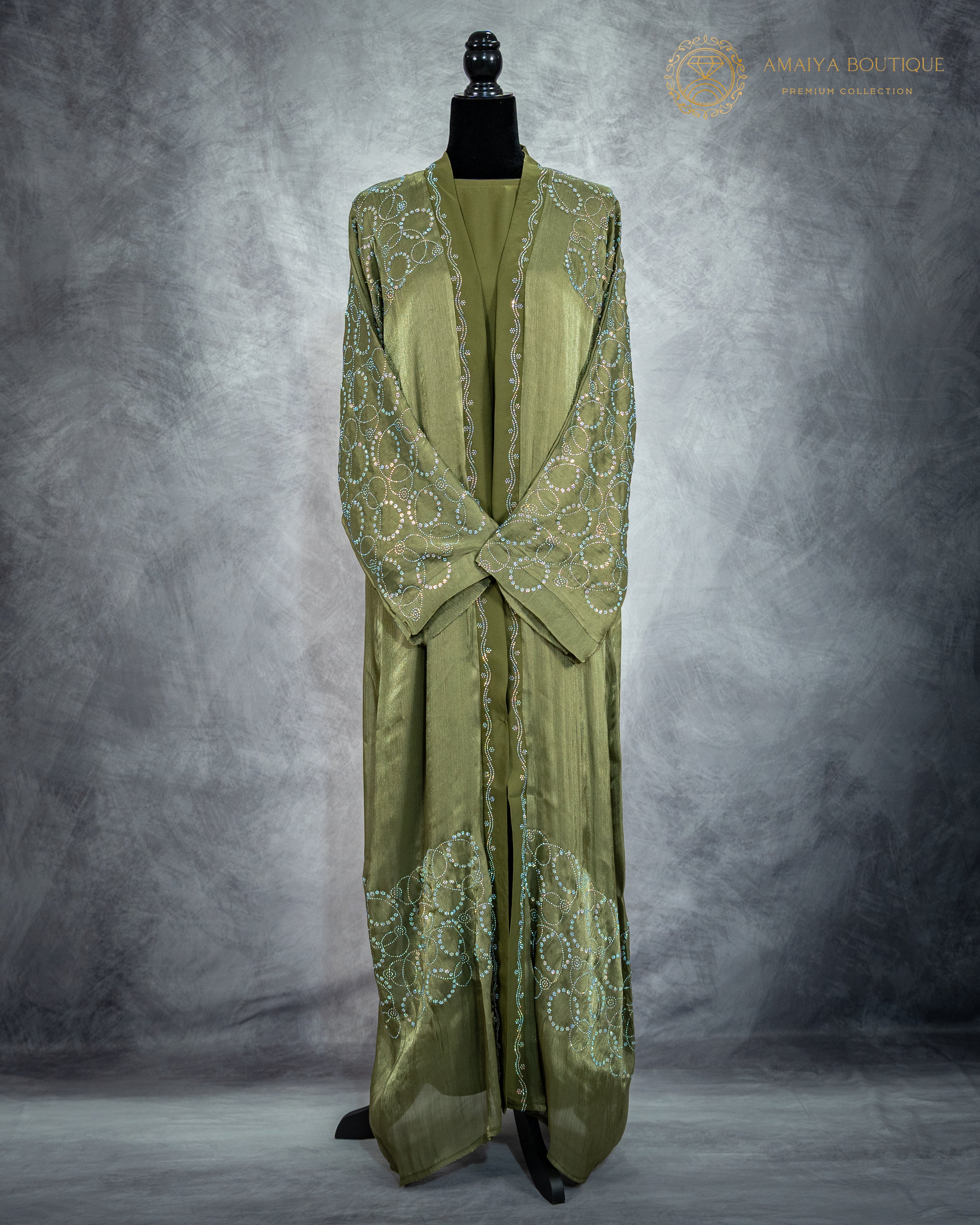 Zaytoun Green Abaya