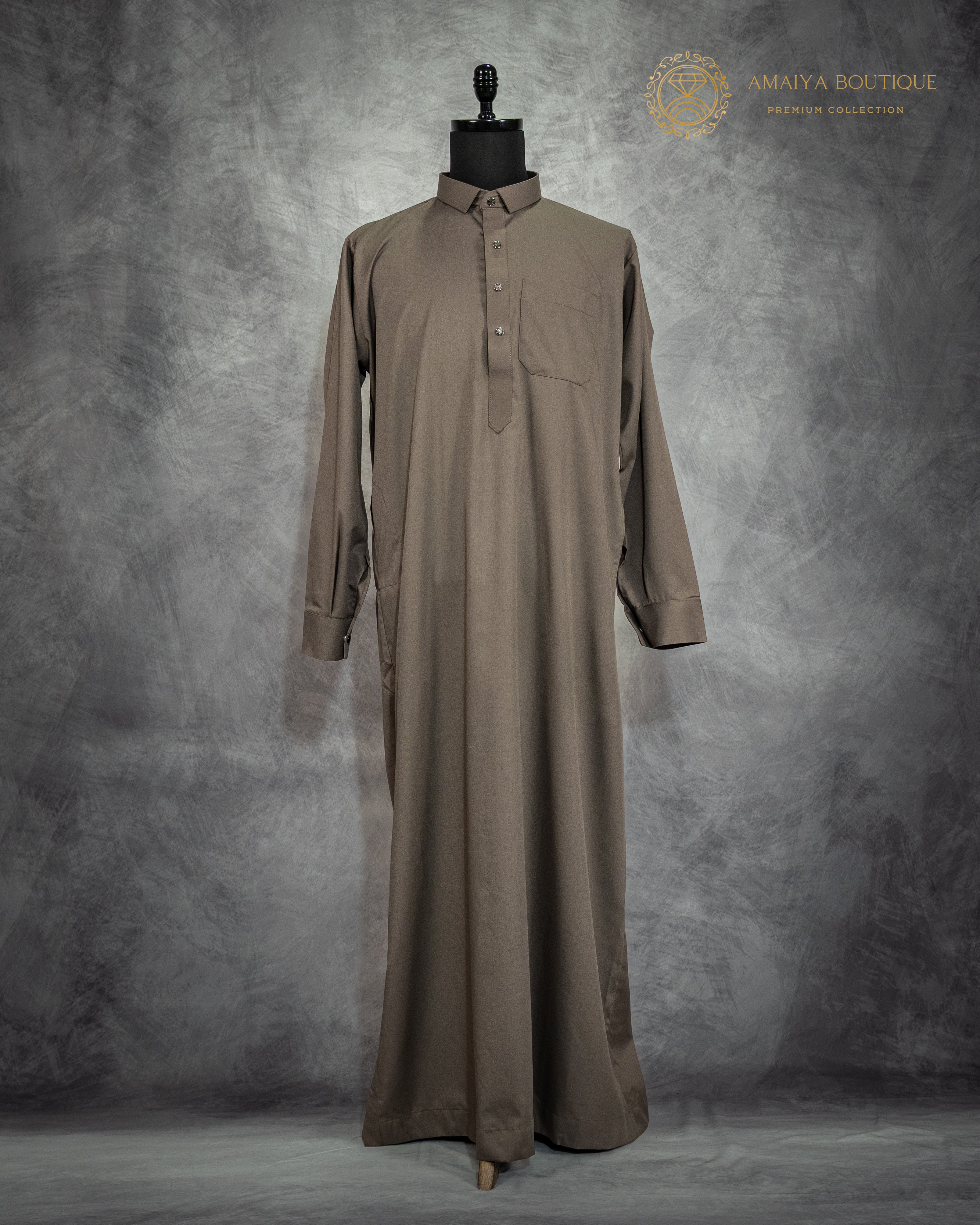 Qatari Kandura - Taupe Brown