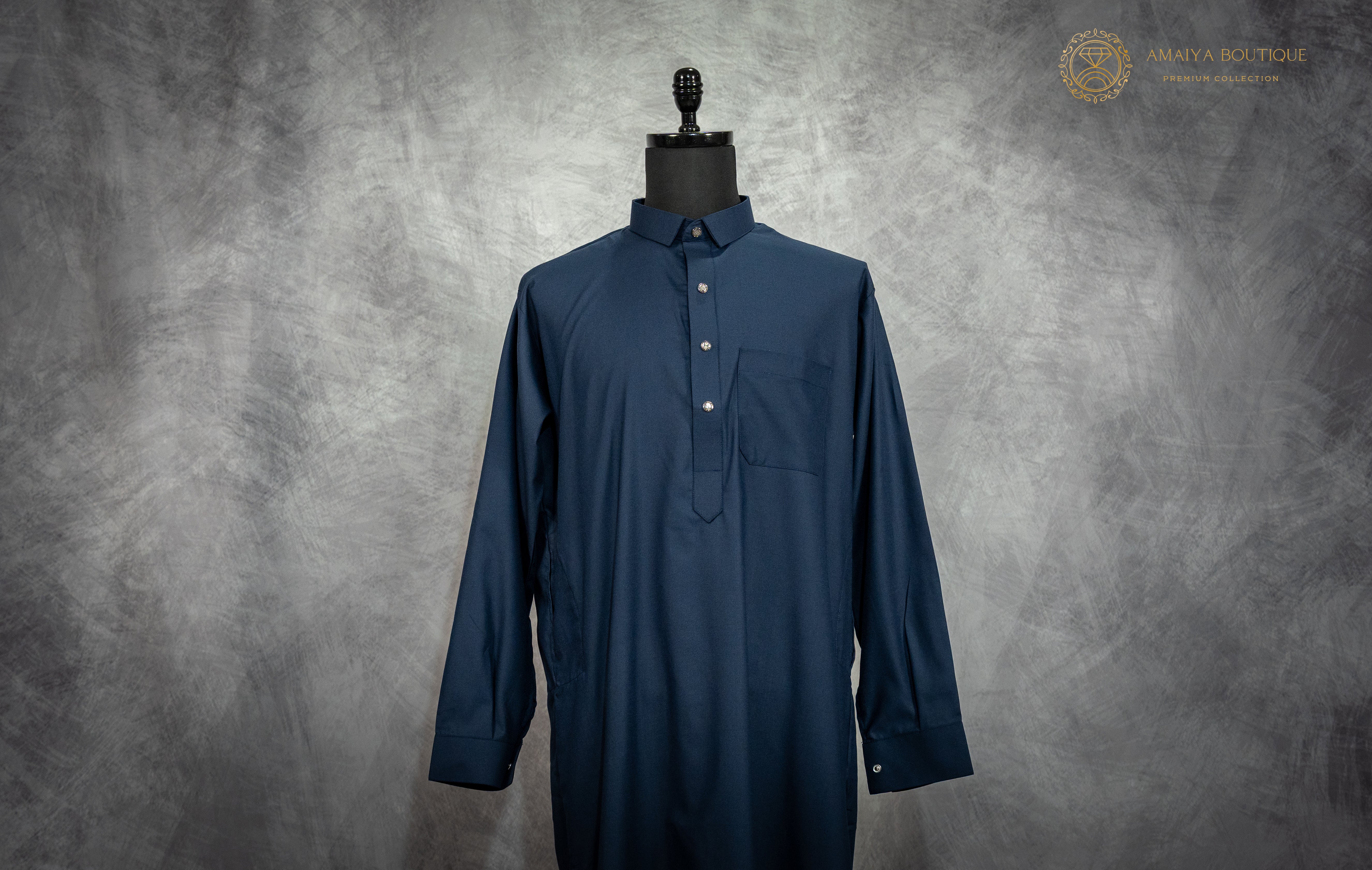 Qatari Kandura - Navy