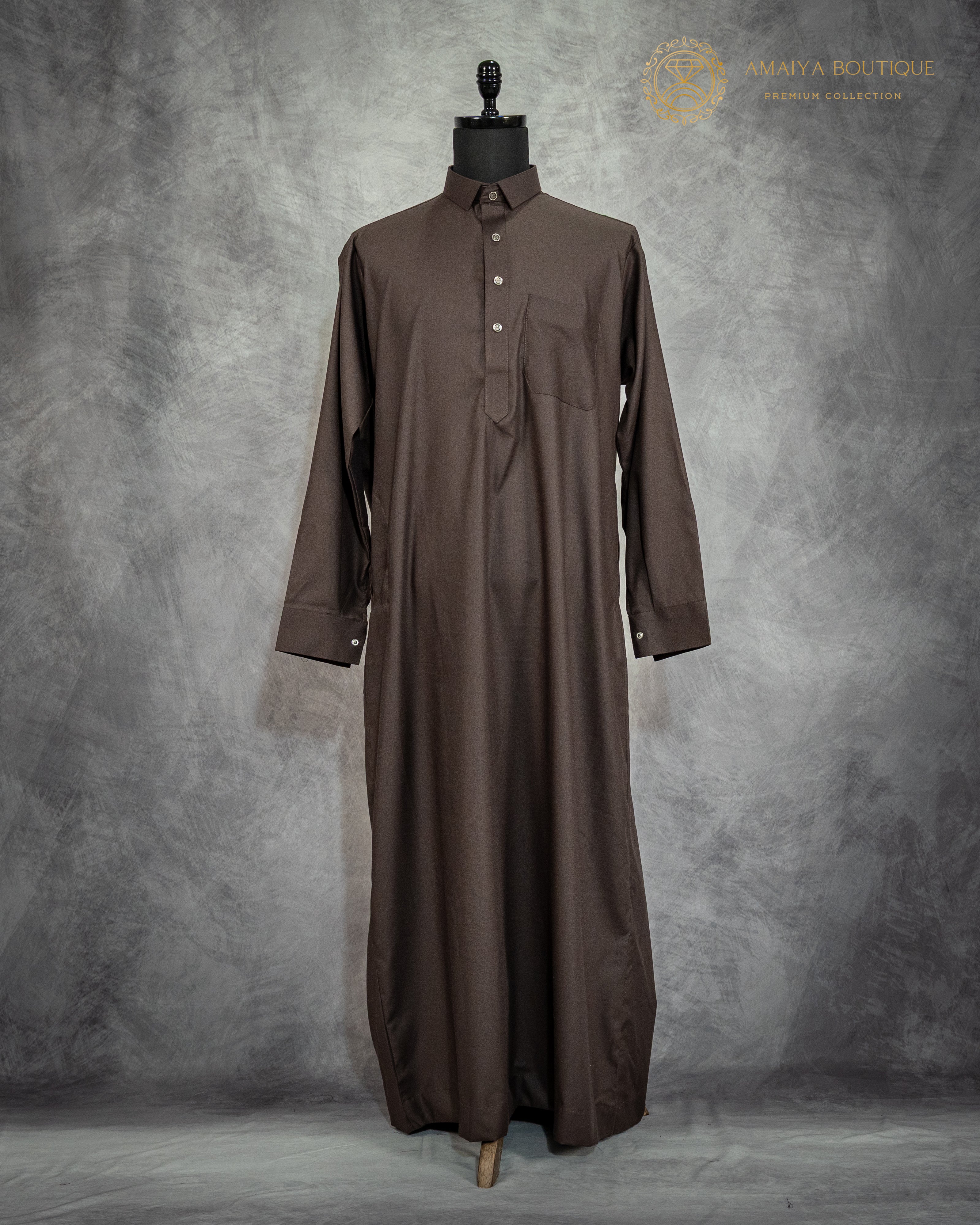 Qatari Kandura - Dark Brown