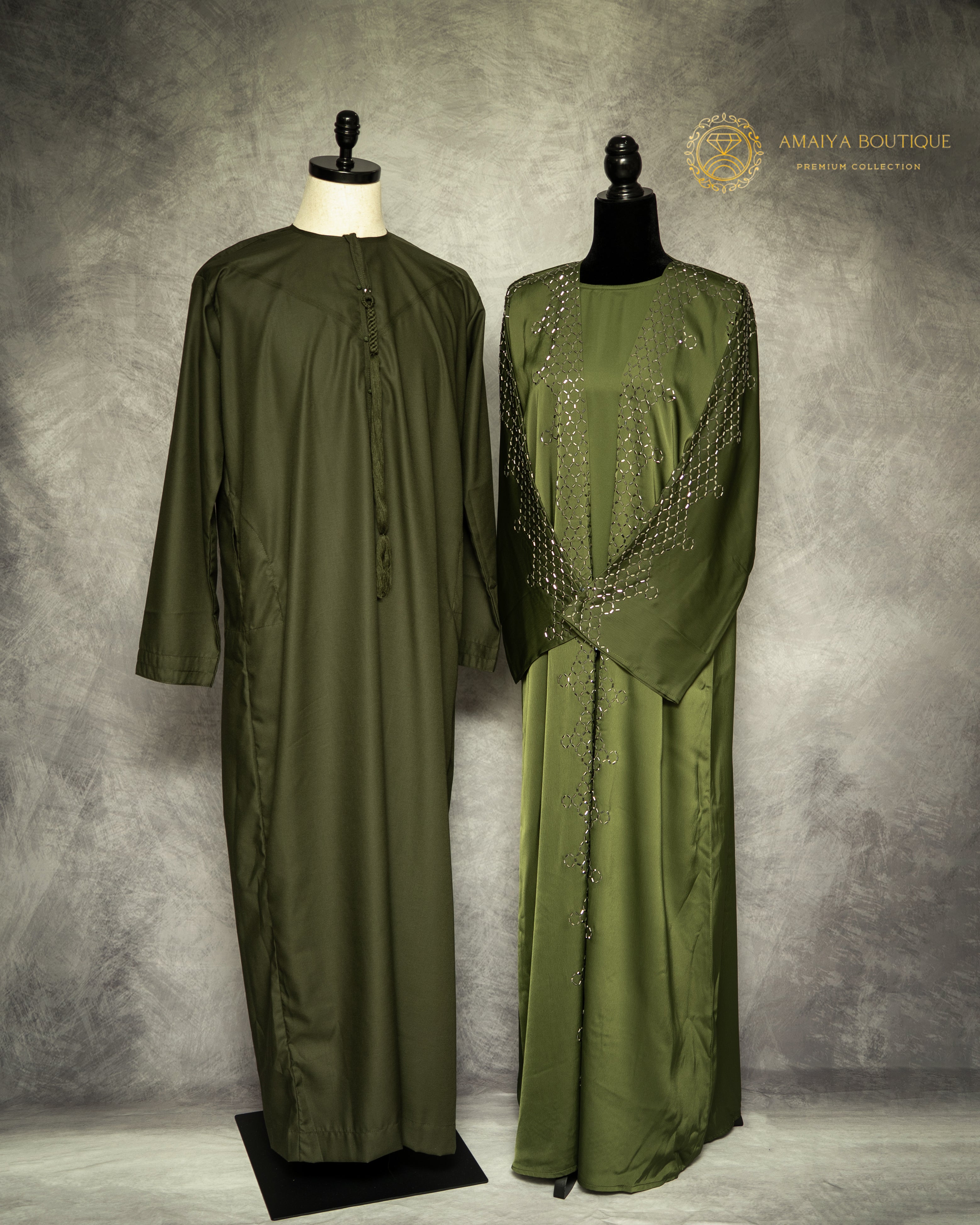 Emirati Kandura – Olive Green Thobe