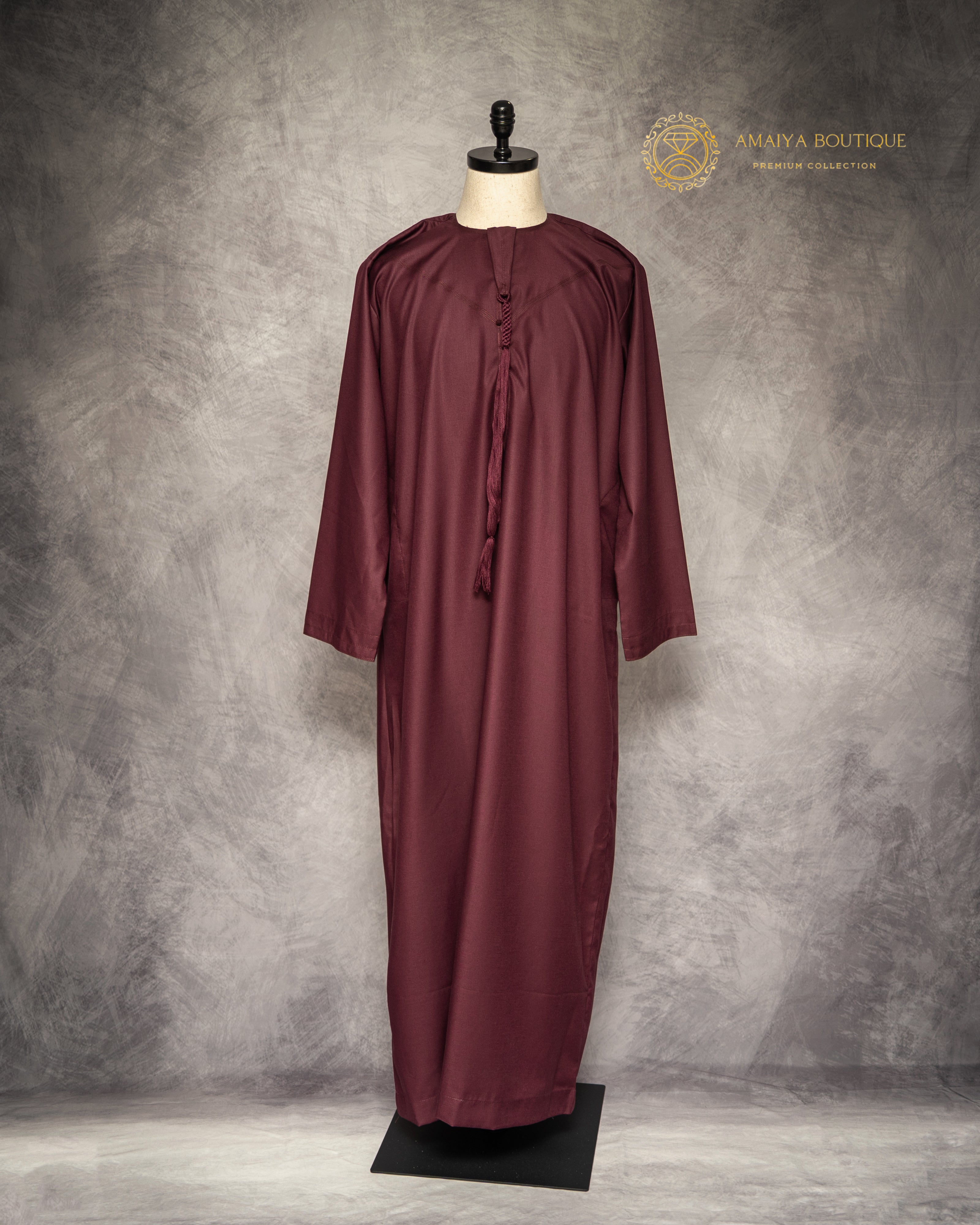 Emirati Kandura- Maroon Thobe