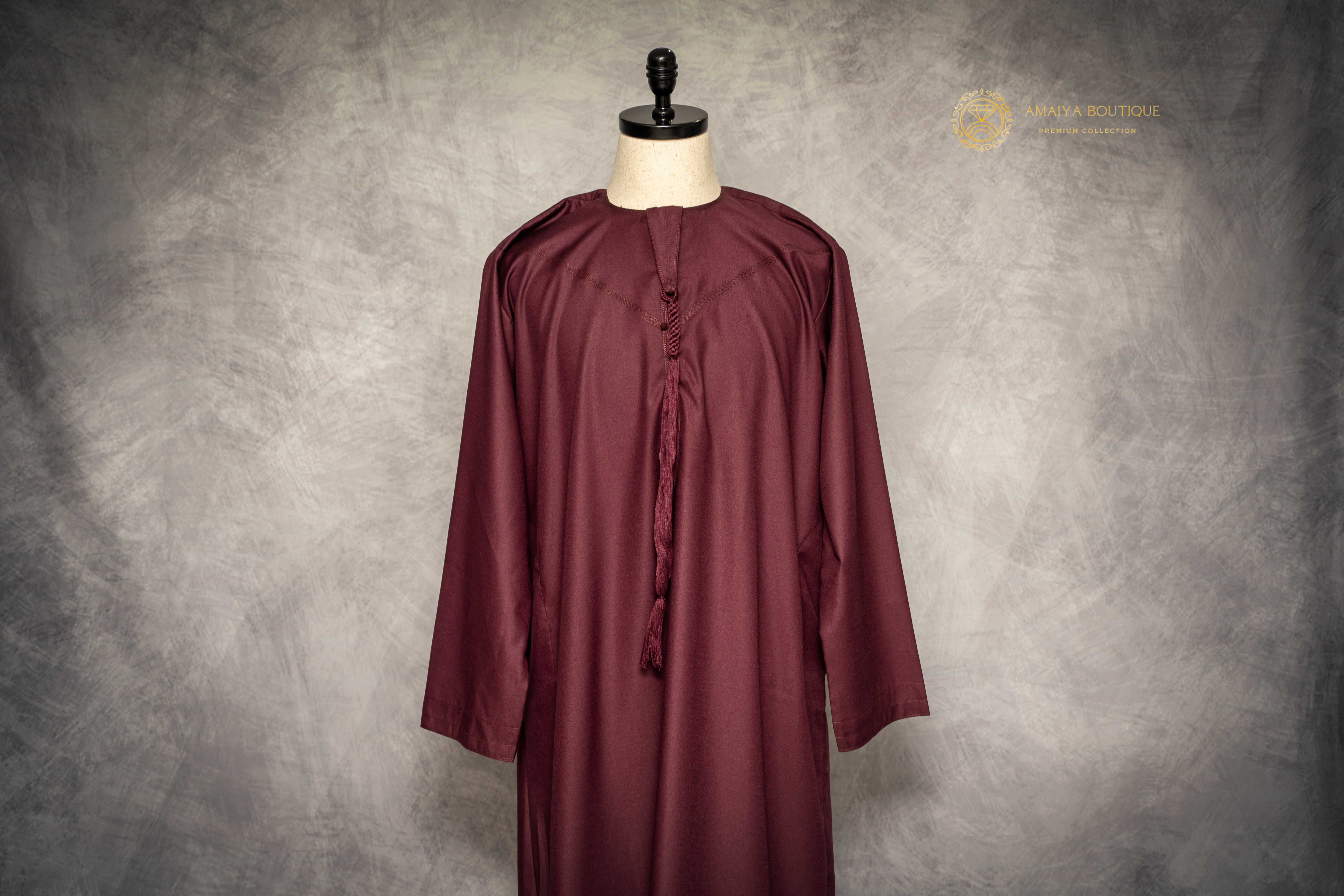 Emirati Kandura- Maroon Thobe