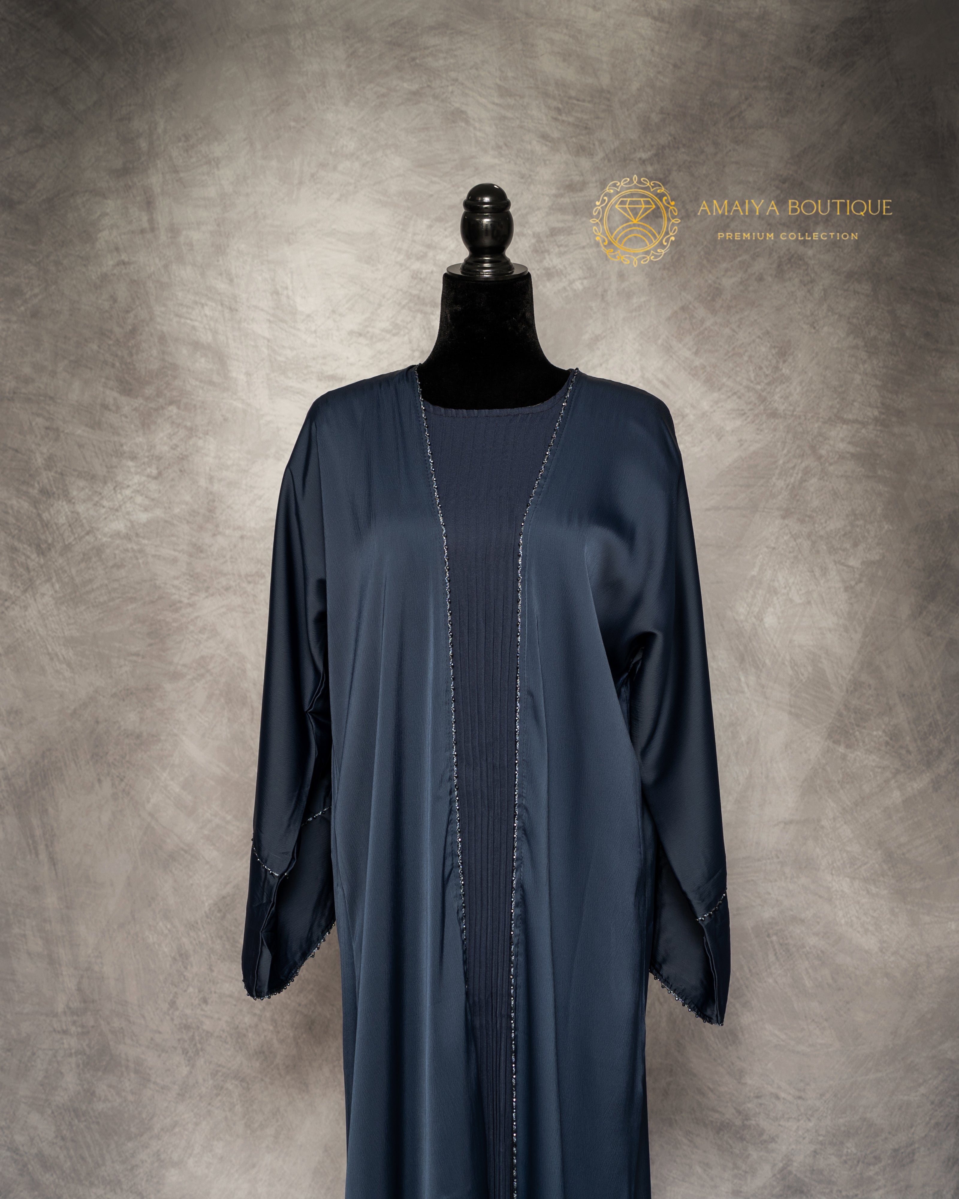 Sanah Navy Blue Abaya