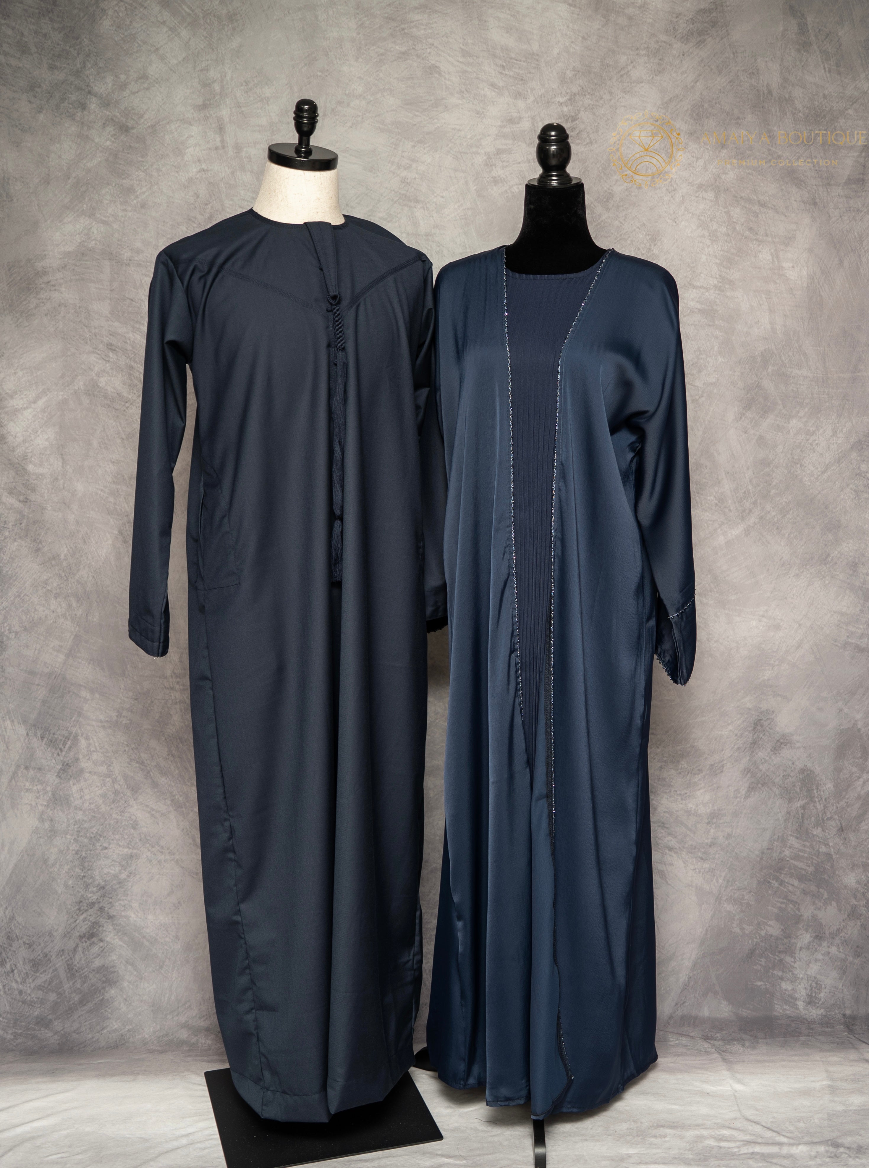 Emirati Kandura – Navy Blue Thobe