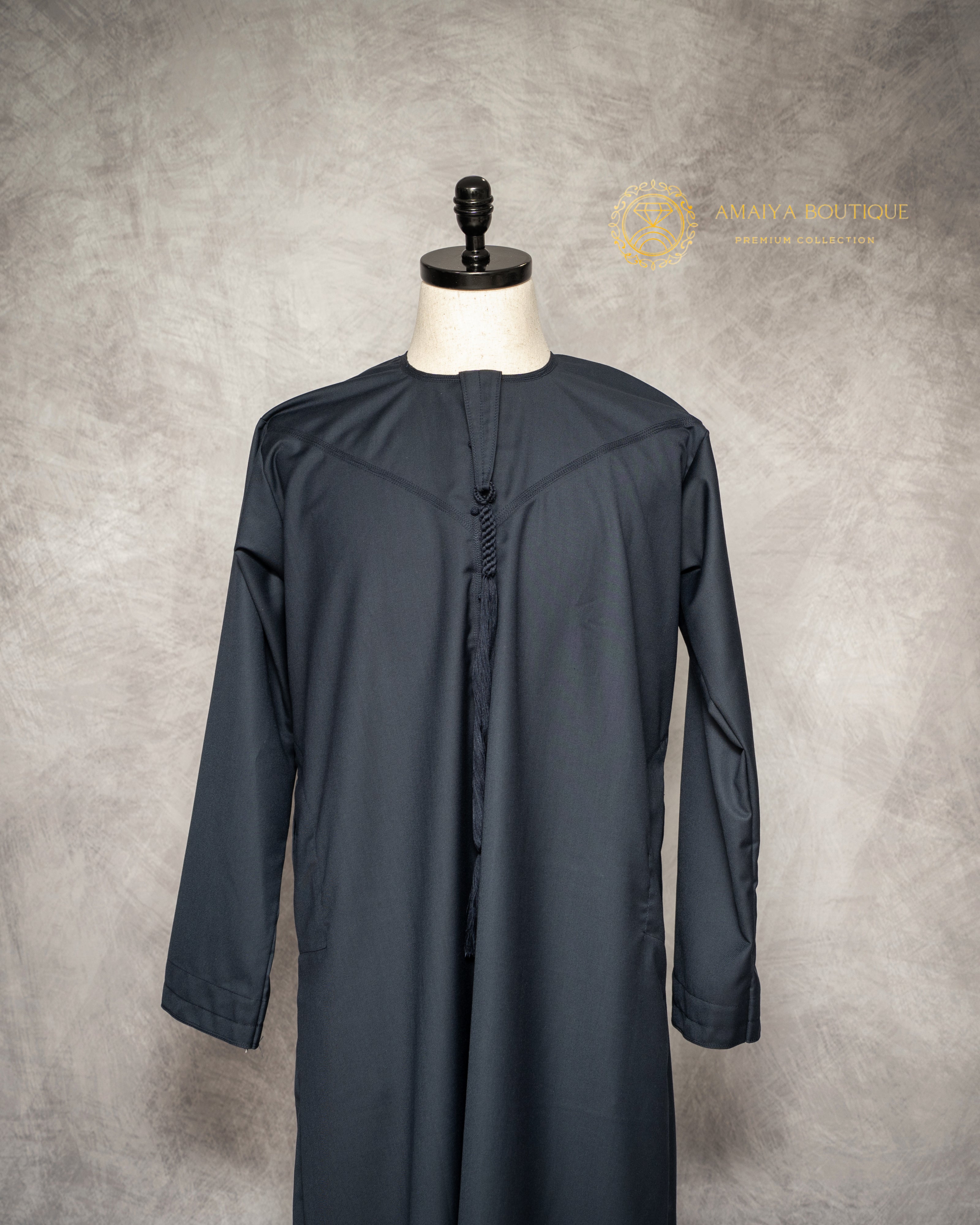 Emirati Kandura – Navy Blue Thobe