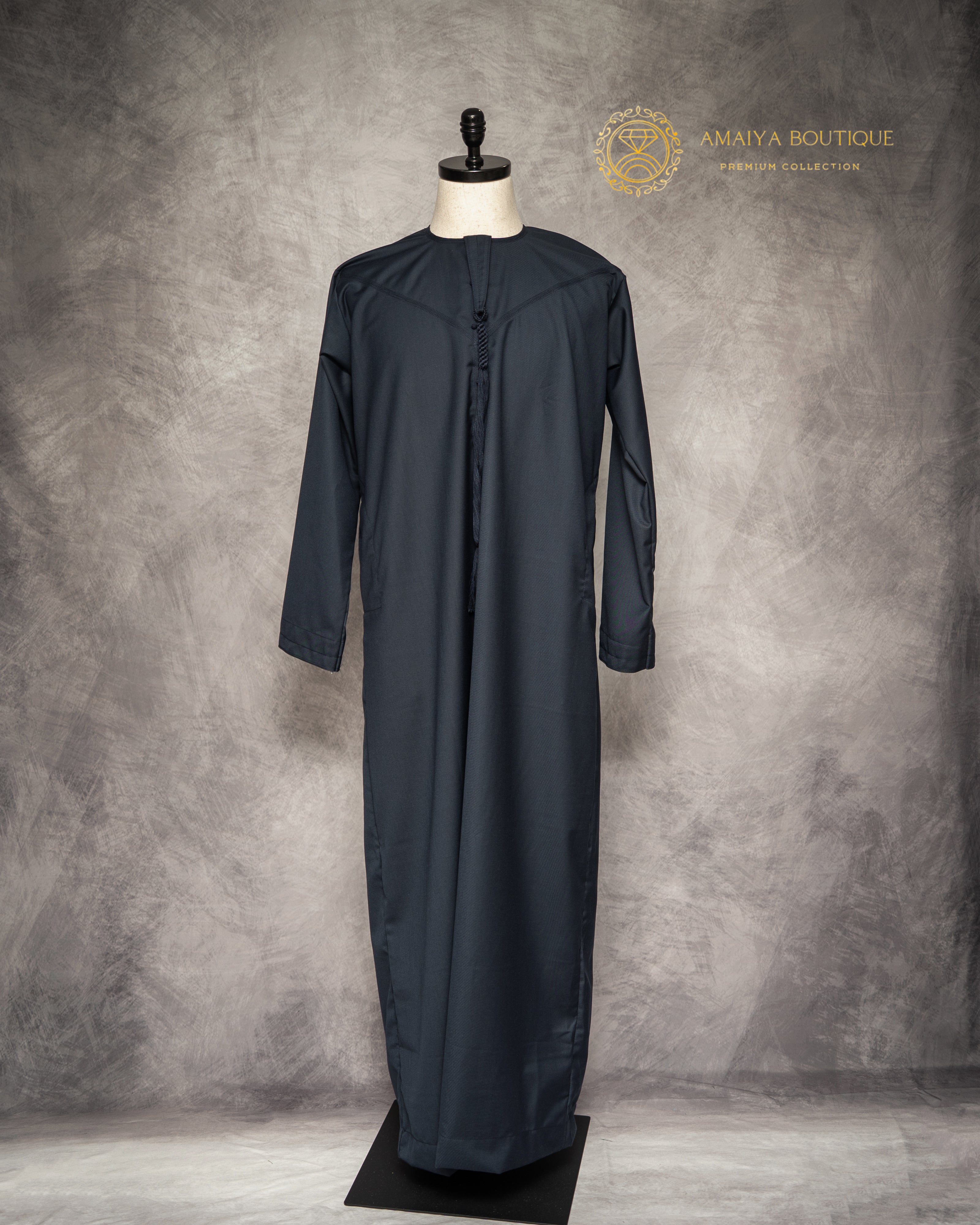 Emirati Kandura – Navy Blue Thobe