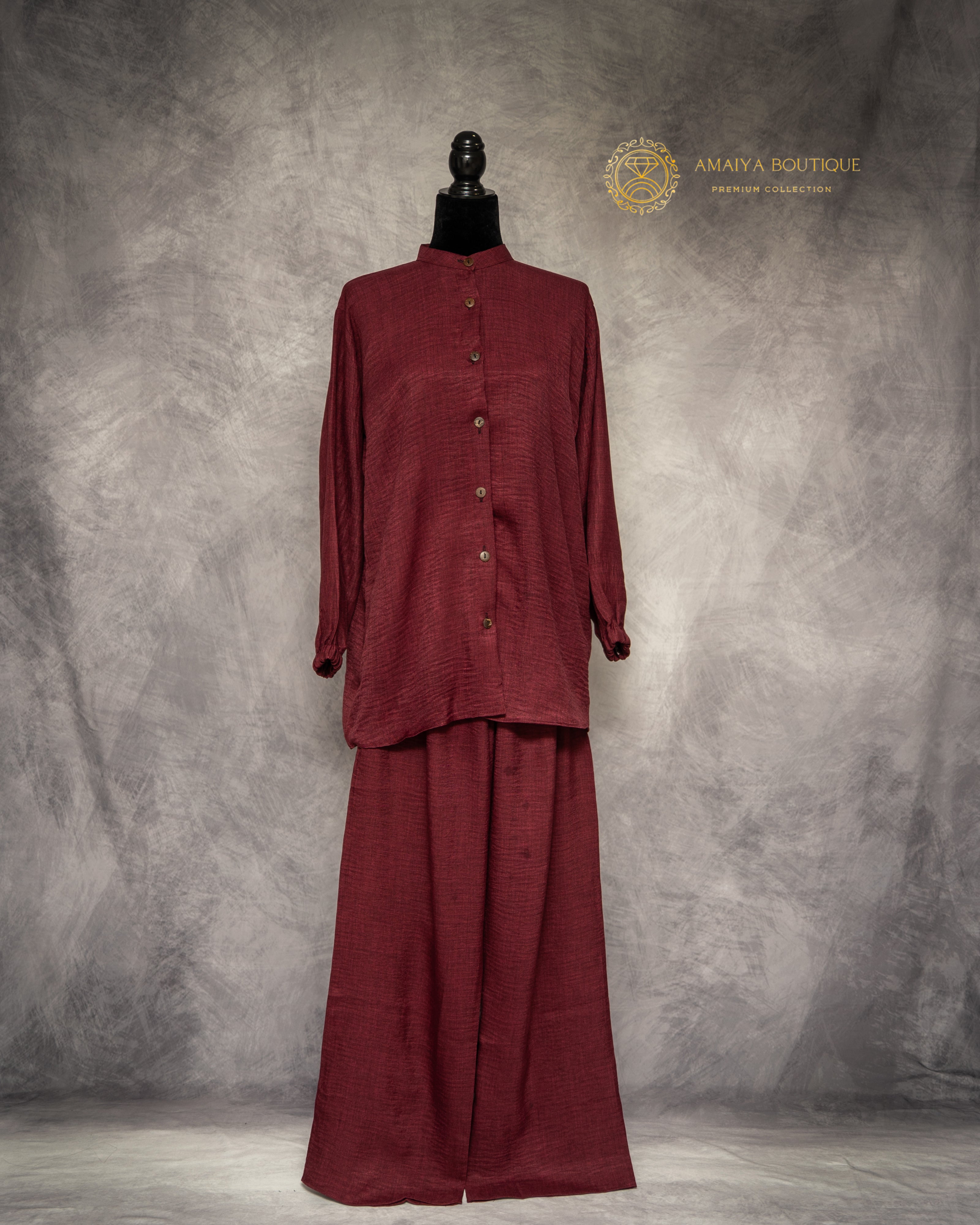 Versatile Co-ord Set - Maroon