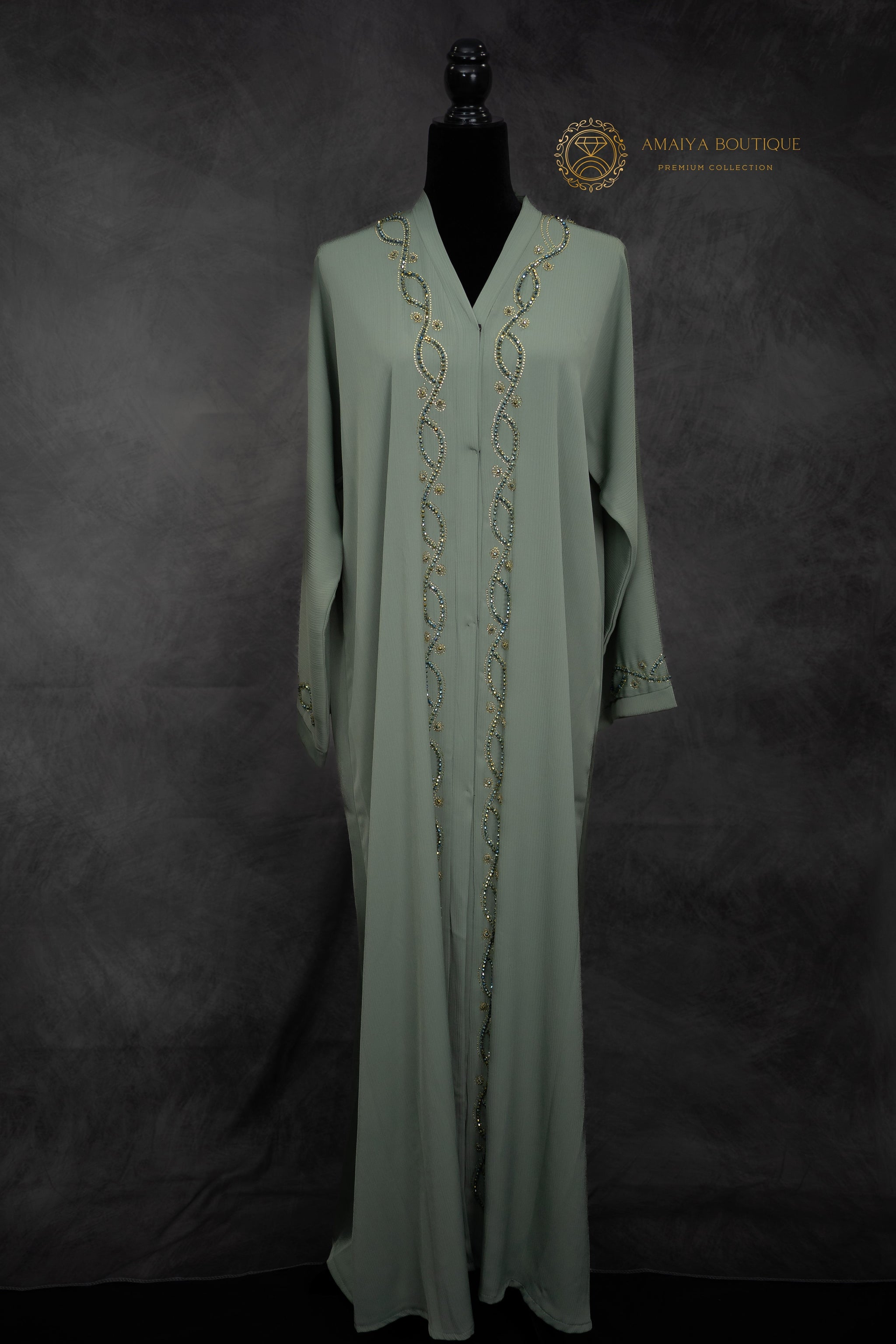 Chic Mint Green Abaya  Stylish Comfortable and Perfect for Modesty