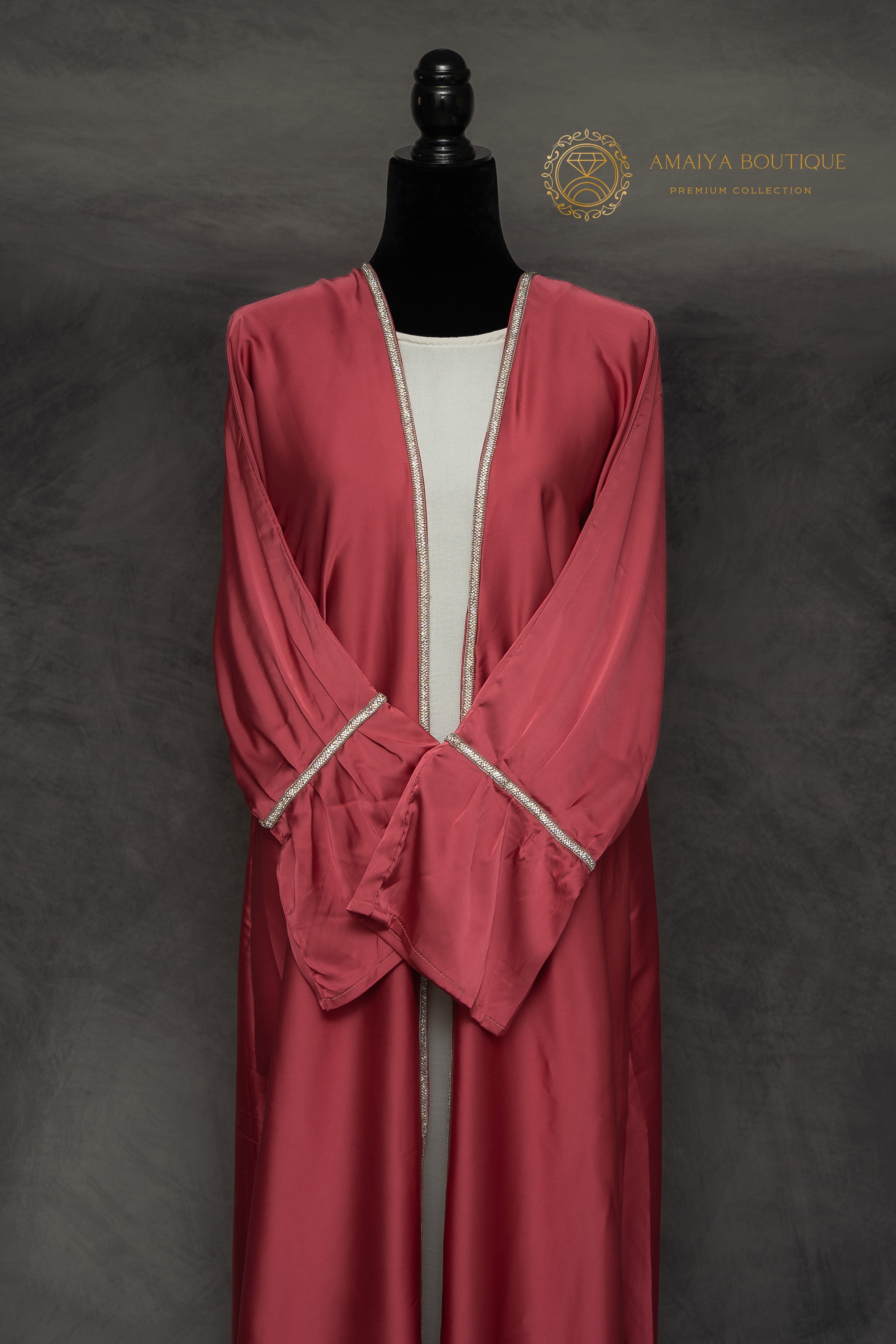 Firoza Pink Abaya