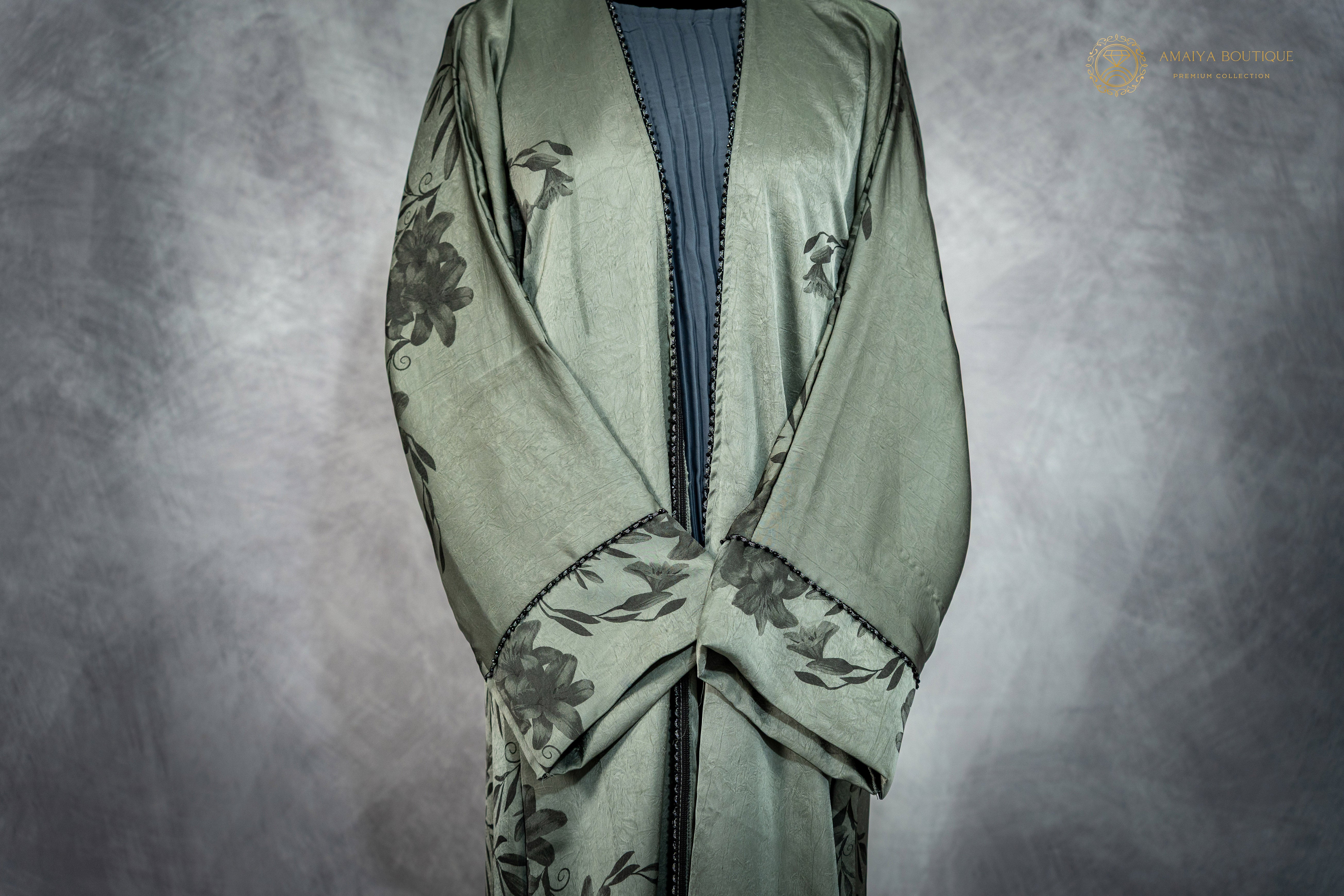 Layali Green Abaya