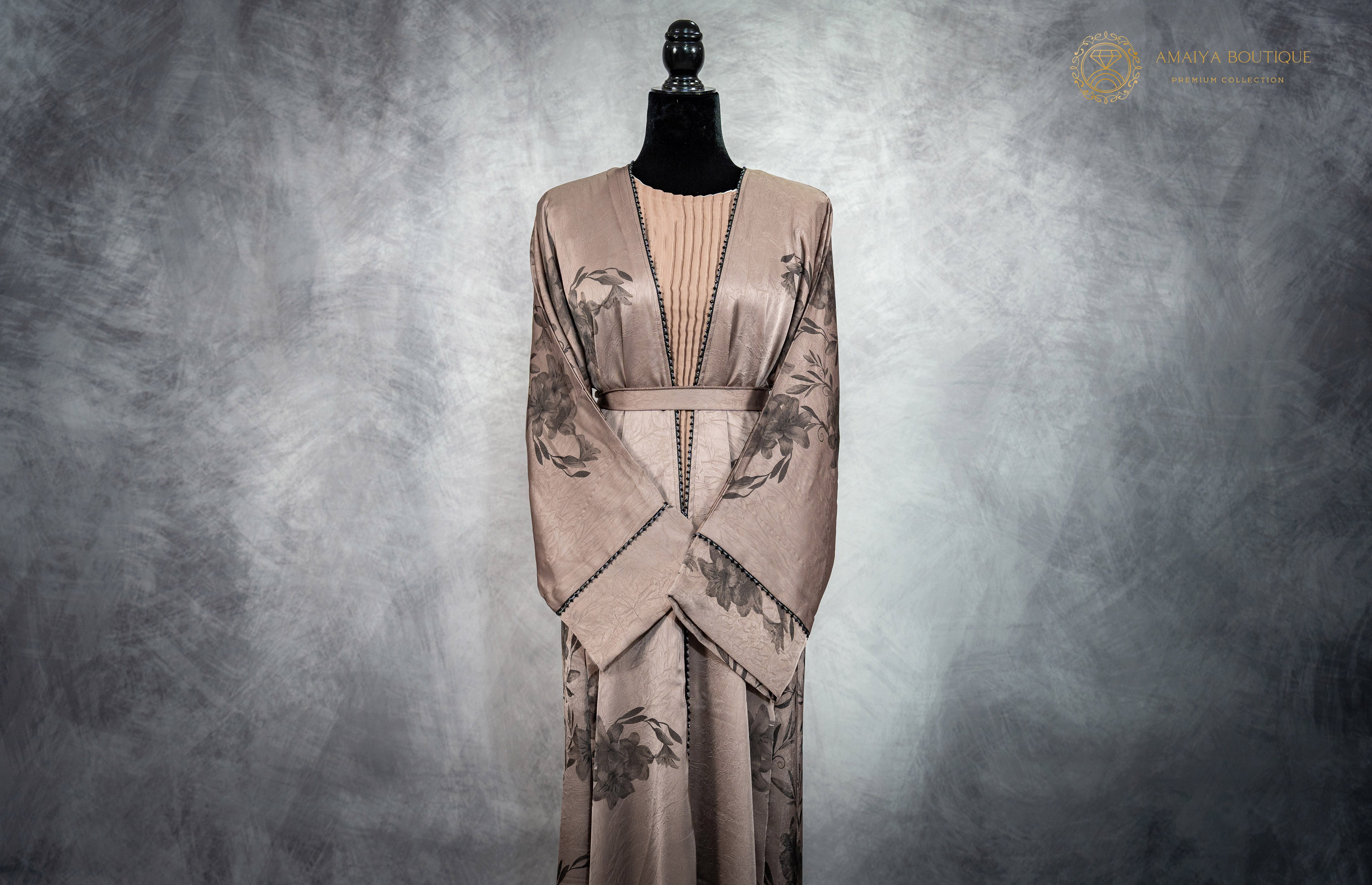 Layali Taupe Abaya