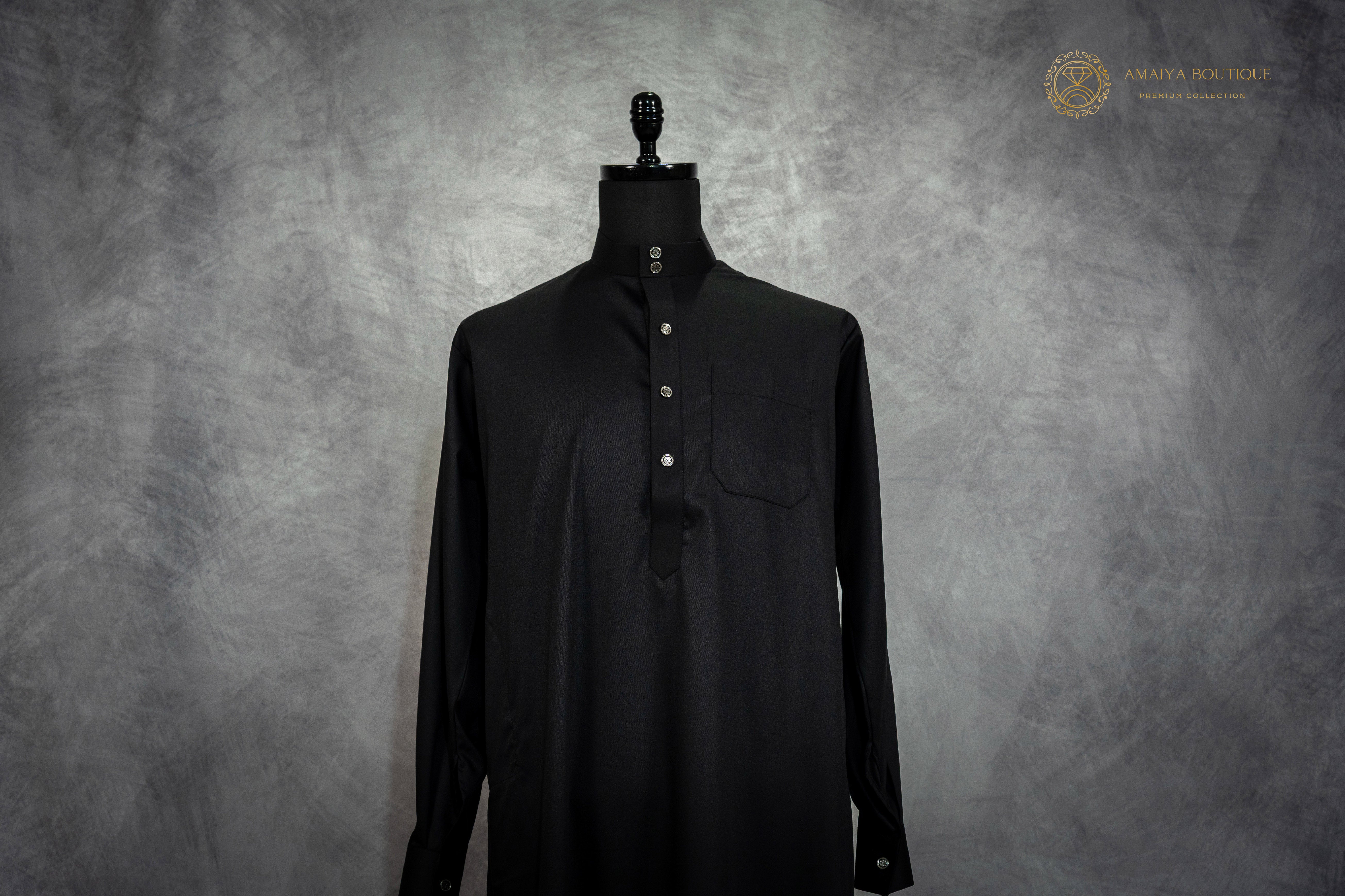 Saudi Kandura - Black