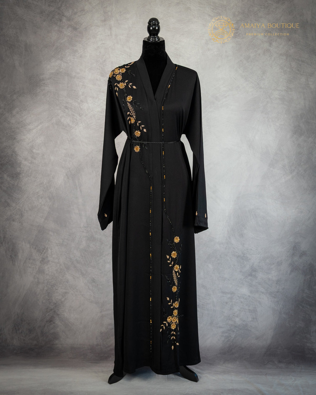 Midnight Black Abaya