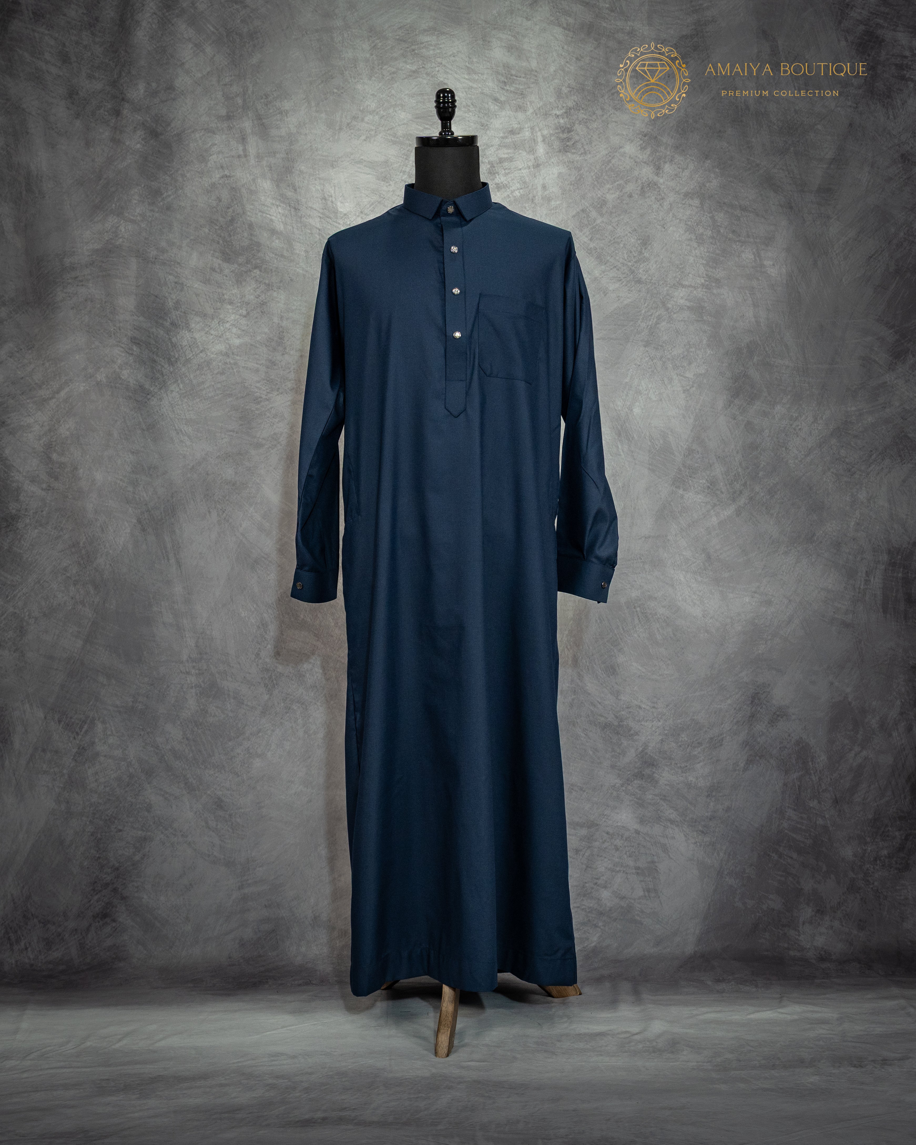 Qatari Kandura - Navy