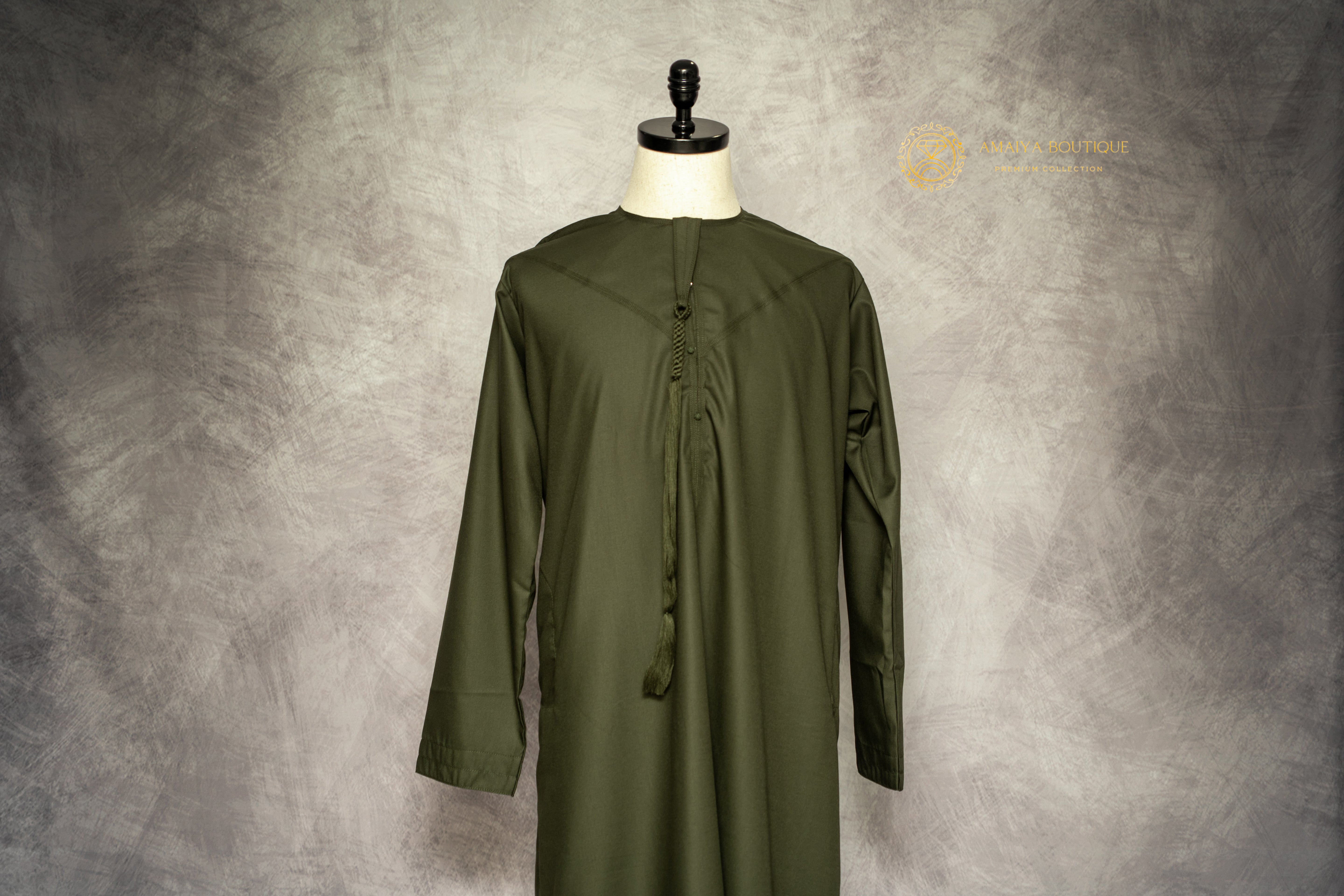 Emirati Kandura – Olive Green