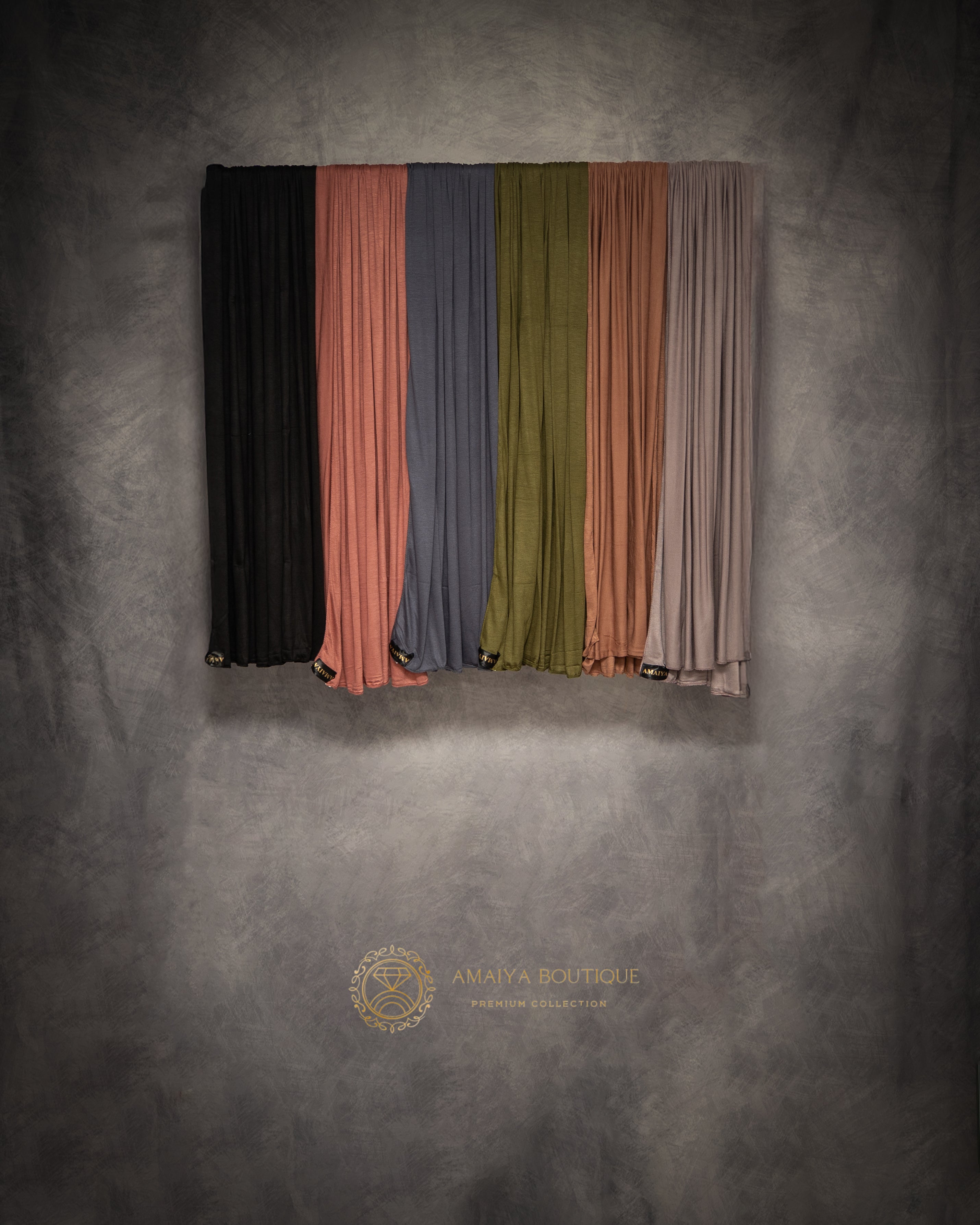 Premium Jersey Hijab - Dark Olive