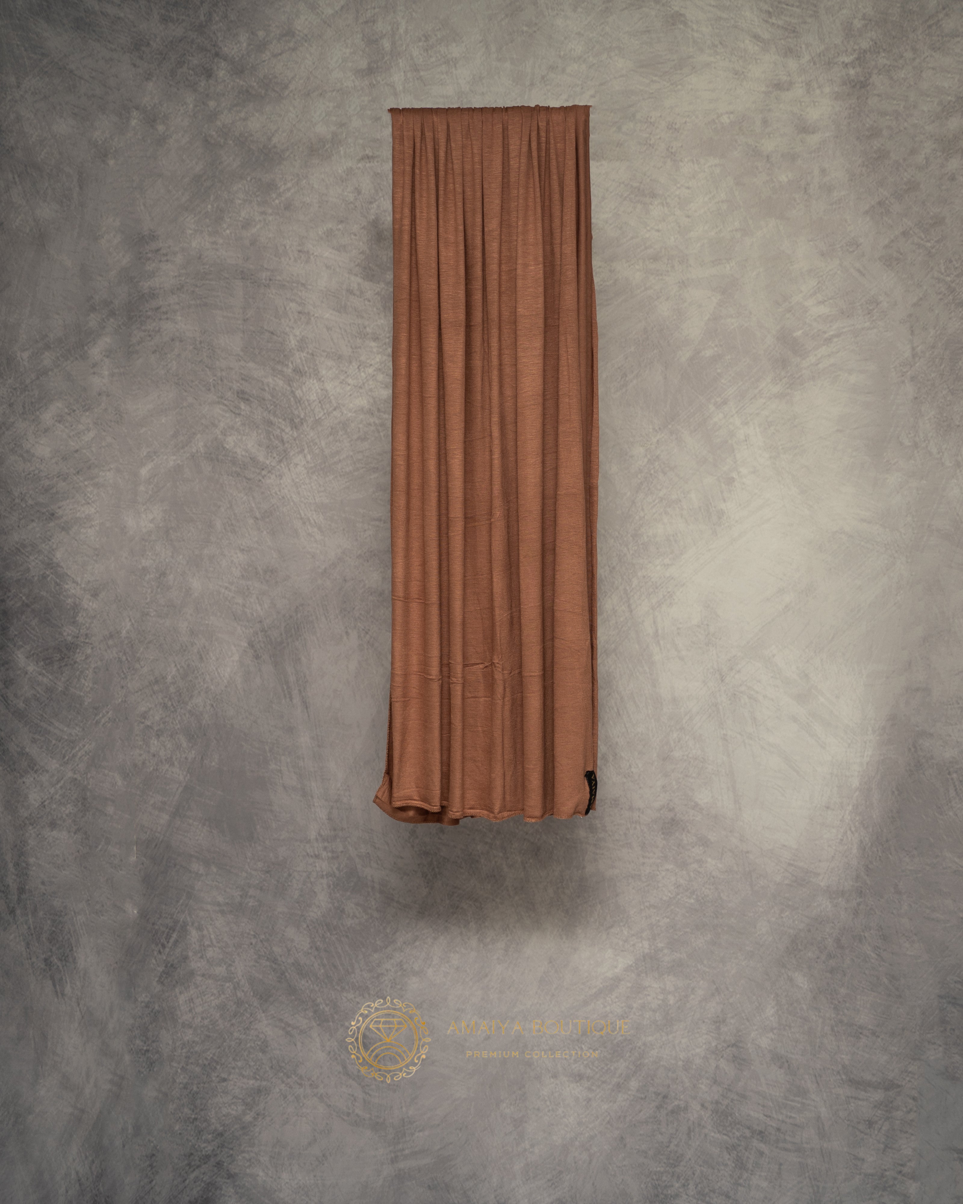 Premium Jersey Hijab - Khaki