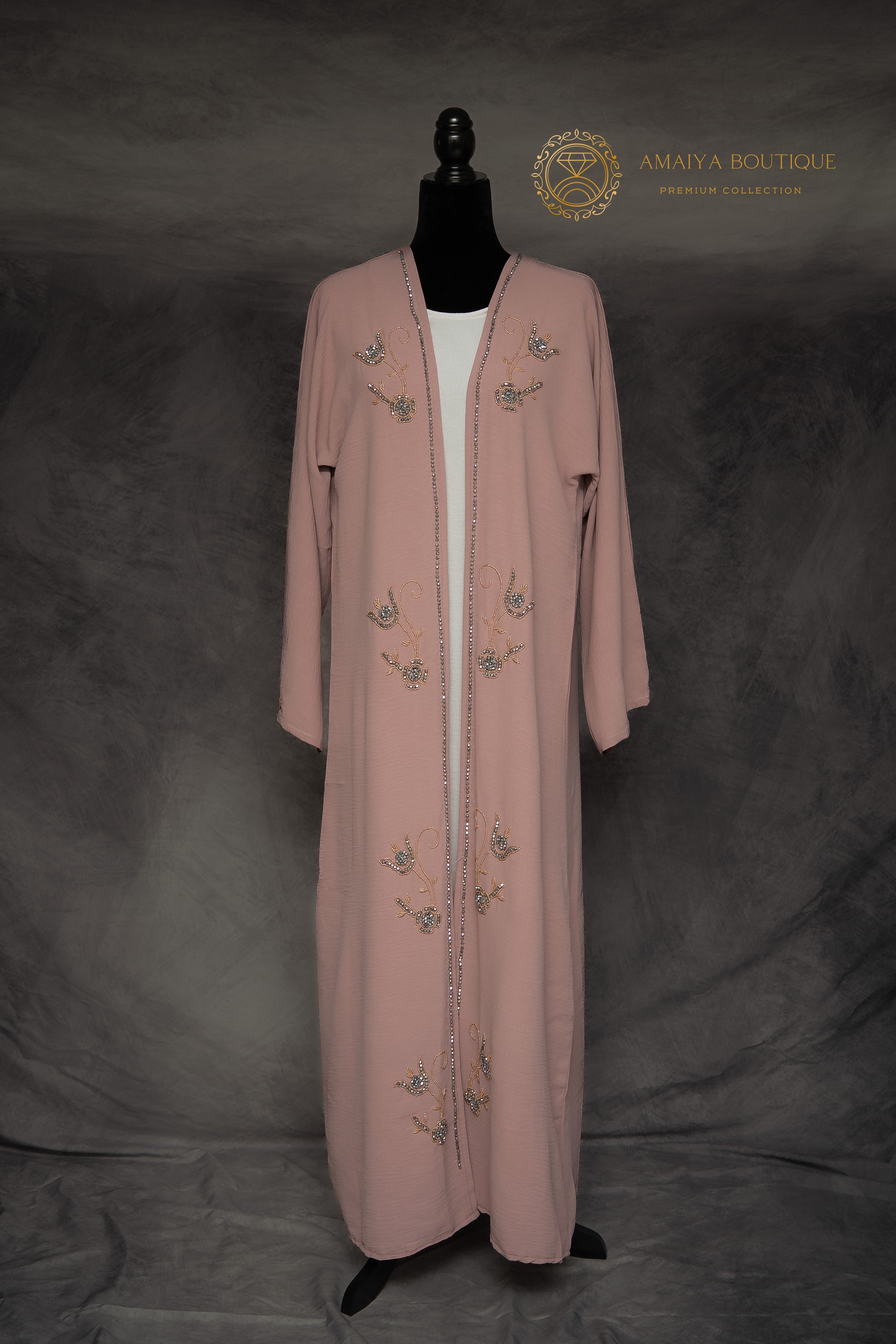 Jasmine Pink Abaya