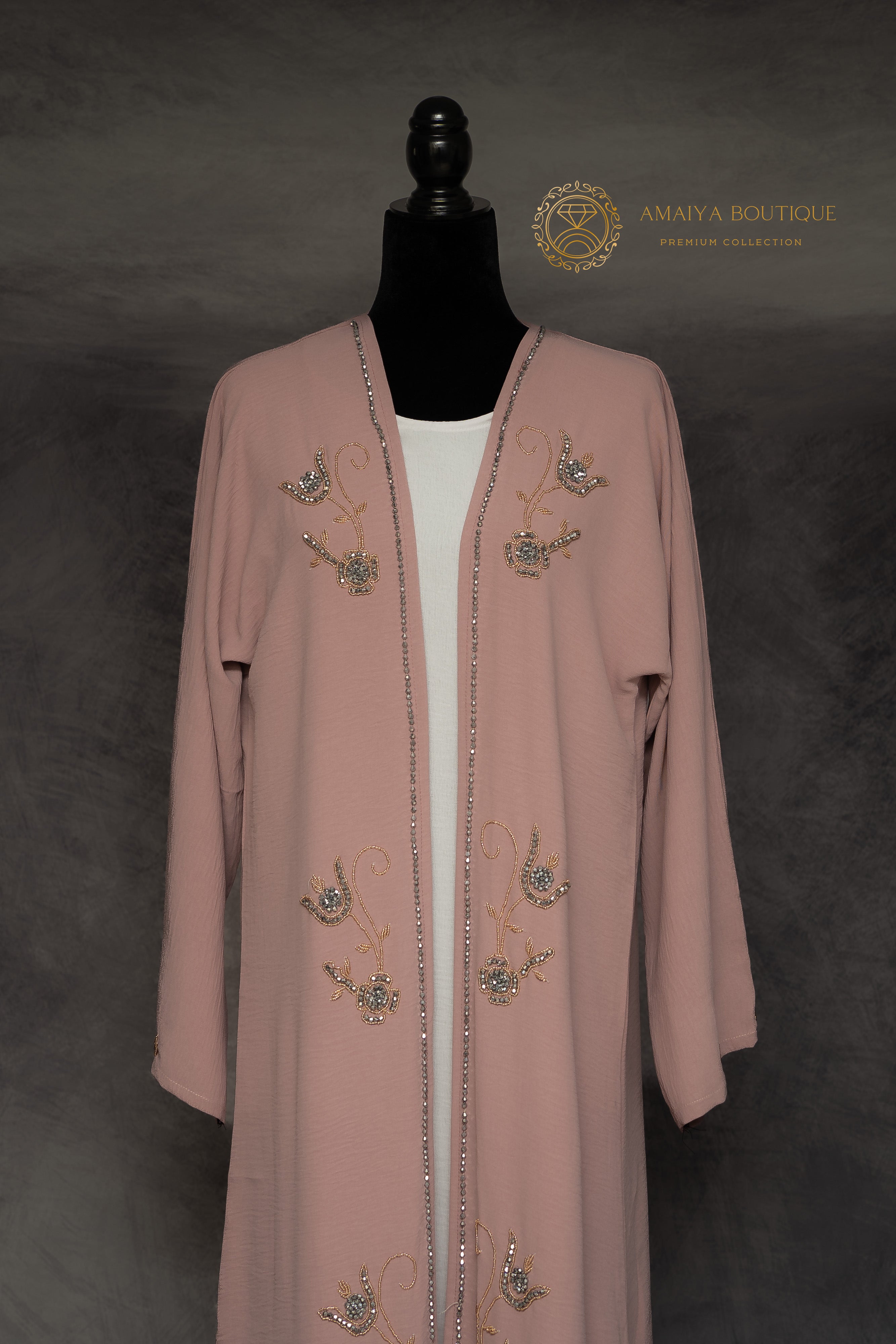 Jasmine Pink Abaya