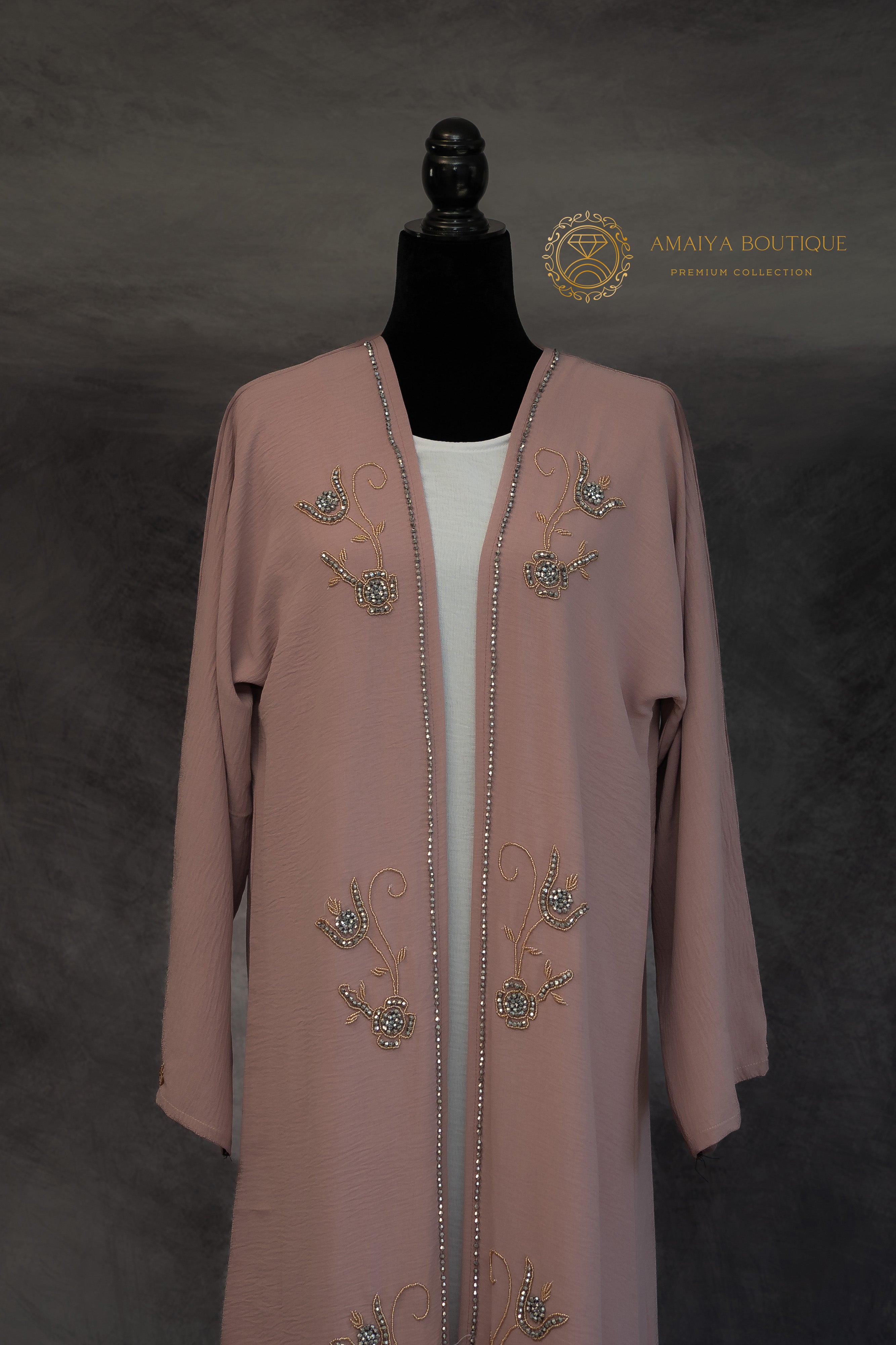 Jasmine Pink Abaya