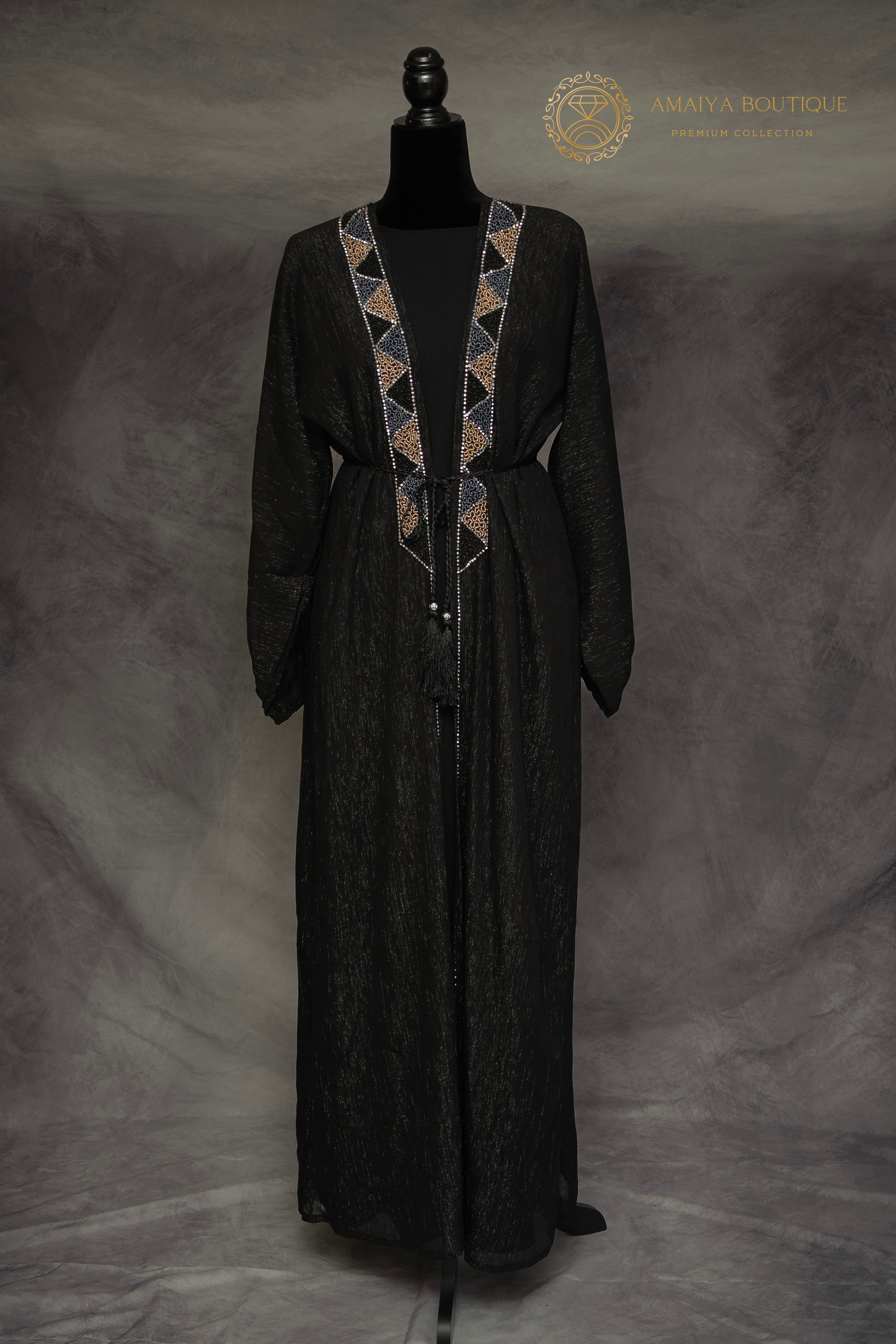 Moonlight Black Abaya