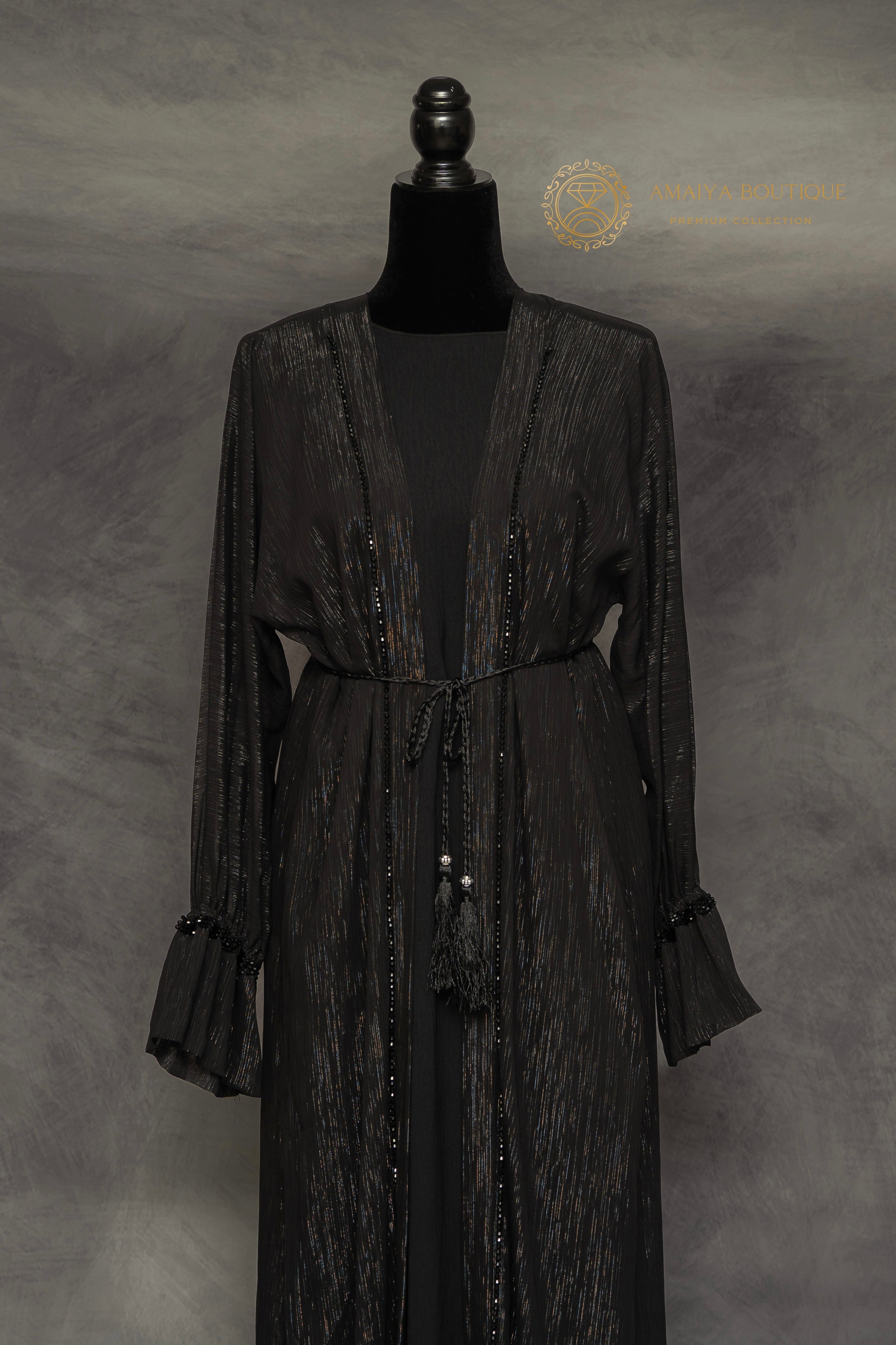 Batool Black Abaya