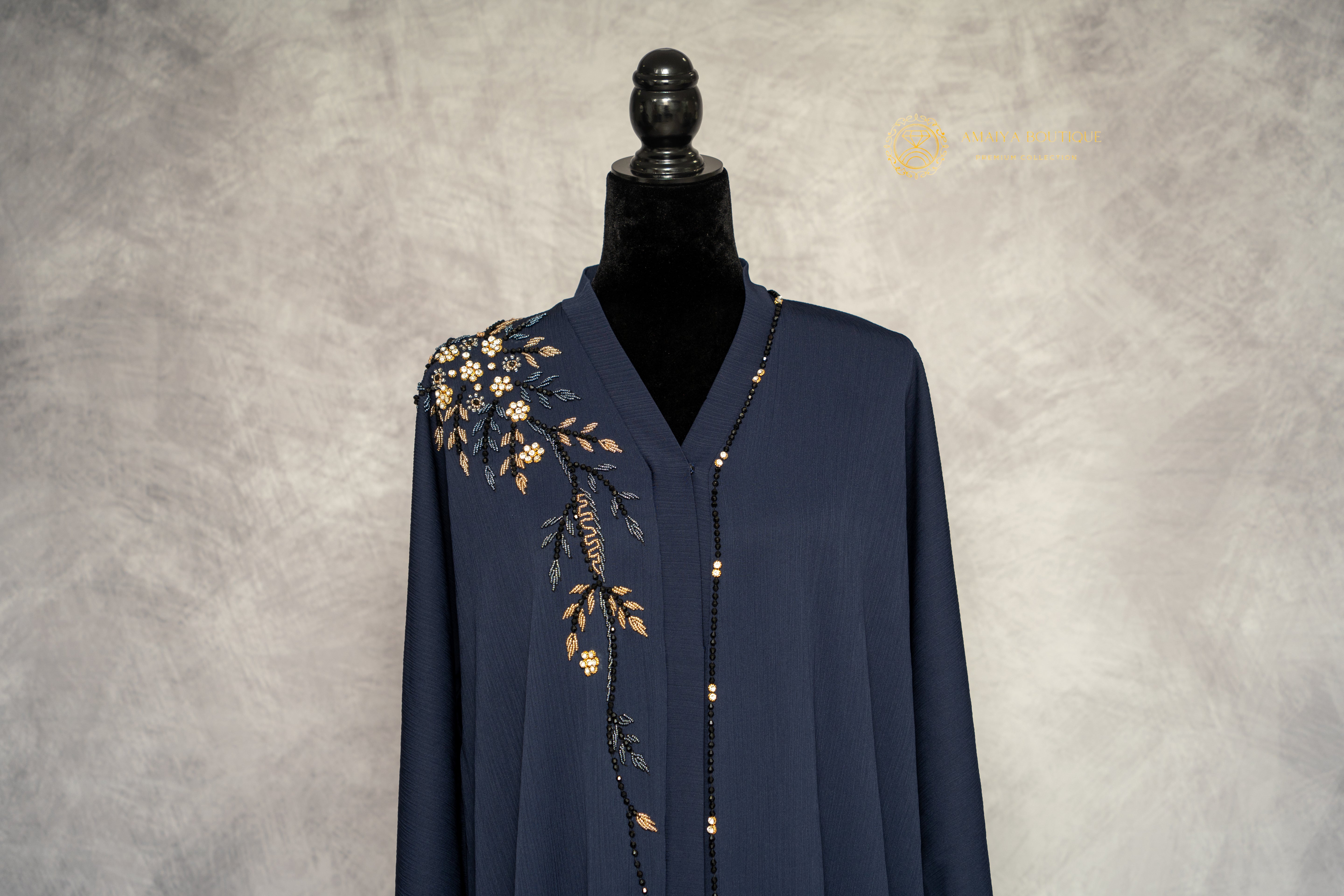 Midnight Blue Abaya