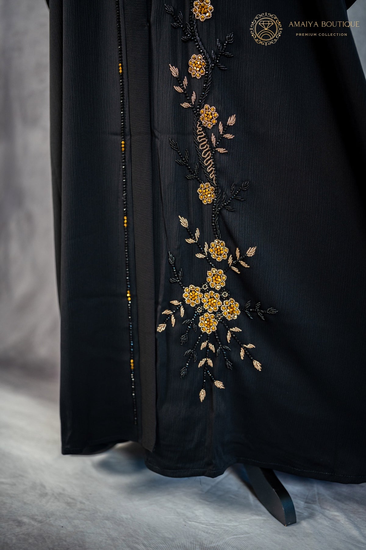 Midnight Black Abaya